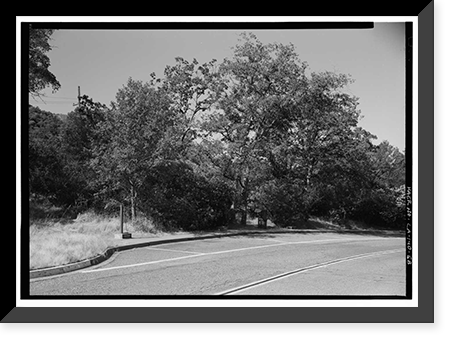 Historic Framed Print, Generals Highway, Three Rivers vicinity, Tulare County, CA - 55,  17-7/8" x 21-7/8"