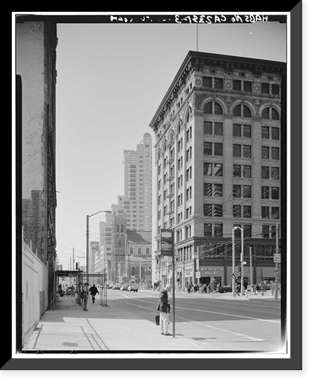 Historic Framed Print, Williams Building, 693 Mission Street, San Francisco, San Francisco County, CA - 3,  17-7/8" x 21-7/8"