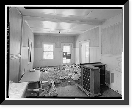 Historic Framed Print, Nicholas Cornetti House, 328 Carlysle Street, San Jose, Santa Clara County, CA - 6,  17-7/8" x 21-7/8"