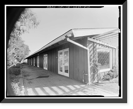 Historic Framed Print, Buffalo Ranch, Peartree Building, 2418 MacArthur Boulevard, Irvine, Orange County, CA - 3,  17-7/8" x 21-7/8"