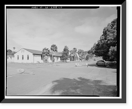 Historic Framed Print, Hamilton Field, East of Nave Drive, Novato, Marin County, CA - 10,  17-7/8" x 21-7/8"