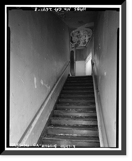 Historic Framed Print, Schwartz Bath House, 2201-2207 East First Street, Los Angeles, Los Angeles County, CA - 8,  17-7/8" x 21-7/8"