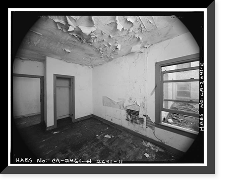 Historic Framed Print, Schwartz Bath House, 2201-2207 East First Street, Los Angeles, Los Angeles County, CA - 11,  17-7/8" x 21-7/8"