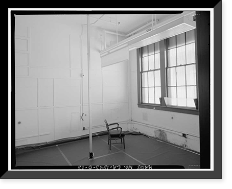 Historic Framed Print, Mare Island Naval Shipyard, Administrative Offices & Cafeteria, Twelfth Street, north side between Railroad Avenue & Cedar Aveneu, Vallejo, Solano County, CA - 13,  17-7/8" x 21-7/8"