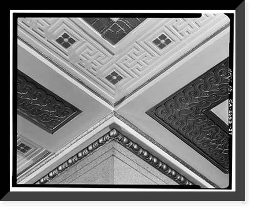Historic Framed Print, California State Building, 350 McAllister Street, San Francisco, San Francisco County, CA - 26,  17-7/8" x 21-7/8"