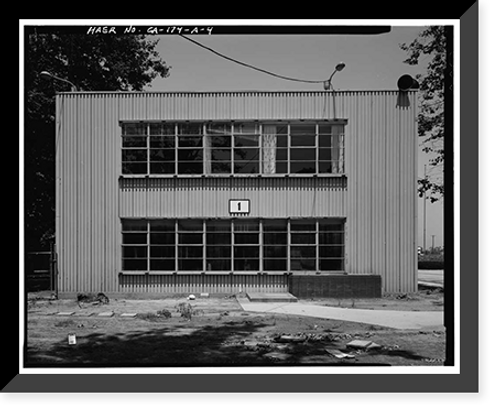 Historic Framed Print, Hughes Aircraft Company, Administrative Building, 6775 Centinela Avenue, Los Angeles, Los Angeles County, CA - 4,  17-7/8" x 21-7/8"