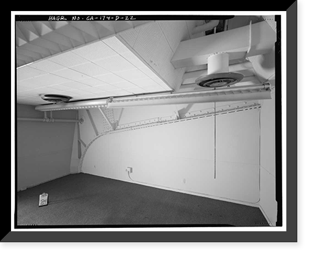 Historic Framed Print, Hughes Aircraft Company, Processing & Electronics Building, 6775 Centinela Avenue, Los Angeles, Los Angeles County, CA - 22,  17-7/8" x 21-7/8"