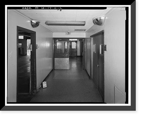 Historic Framed Print, Hughes Aircraft Company, Radar Building, 6775 Centinela Avenue, Los Angeles, Los Angeles County, CA - 12,  17-7/8" x 21-7/8"