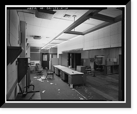 Historic Framed Print, Hughes Aircraft Company, Radar Building, 6775 Centinela Avenue, Los Angeles, Los Angeles County, CA - 16,  17-7/8" x 21-7/8"