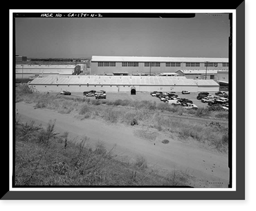 Historic Framed Print, Hughes Aircraft Company, Warehouse-Maintenance Building, 6775 Centinela Avenue, Los Angeles, Los Angeles County, CA - 2,  17-7/8" x 21-7/8"
