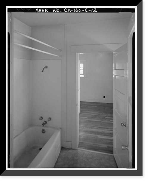 Historic Framed Print, Rush Creek Hydroelectric System, Worker Cottage, Rush Creek, June Lake vicinity, Mono County, CA - 31,  17-7/8" x 21-7/8"