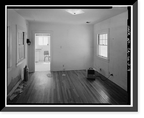 Historic Framed Print, Rush Creek Hydroelectric System, Worker Cottage, Rush Creek, June Lake vicinity, Mono County, CA - 48,  17-7/8" x 21-7/8"
