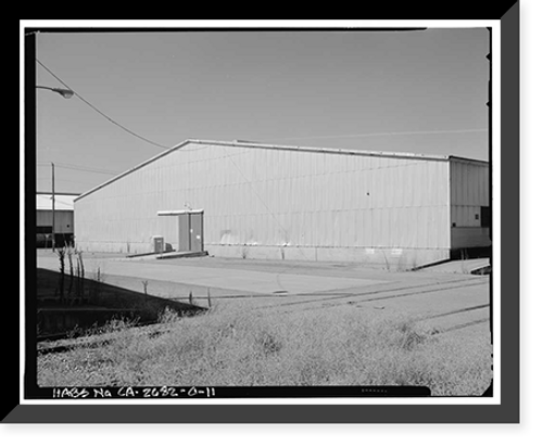 Historic Framed Print, Naval Supply Annex Stockton, Steel Warehouse Type, Between James & Humphreys Drives south of Embarcadero, Stockton, San Joaquin County, CA - 11,  17-7/8" x 21-7/8" Historic Framed Print, Naval Supply Annex Stockton, Steel Warehouse Type, Between James & Humphreys Drives south of Embarcadero, Stockton, San Joaquin County, CA - 11,  17-7/8" x 21-7/8"