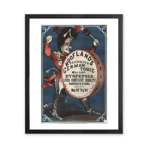 Historic Framed Print Vintage Get Well Print - 11, 17-7/8" x 21-7/8"