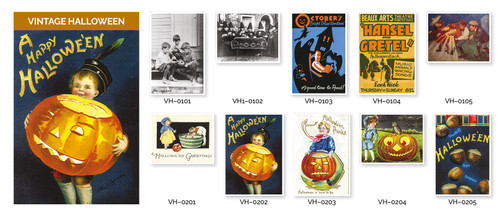 Vintage Halloween - Set of 10 Cards