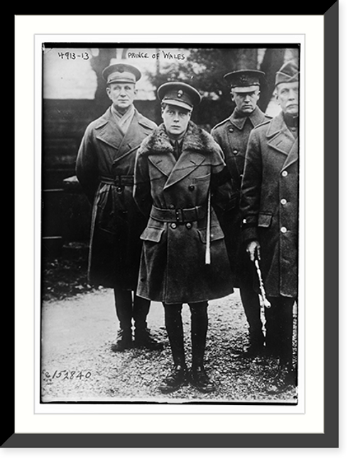 Historic Framed Print, Prince of Wales - 3,  17-7/8" x 21-7/8"