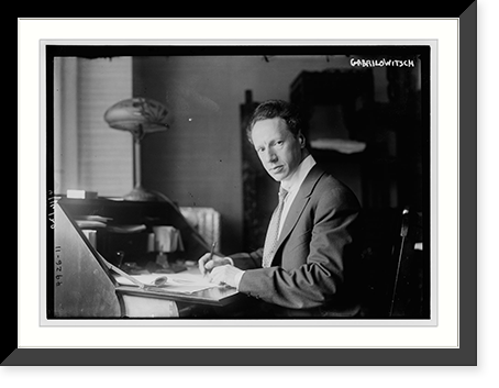 Historic Framed Print, Gabrilowitsch - 3,  17-7/8" x 21-7/8"