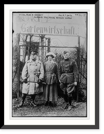 Lt. Col. Ruby D. Garrett, hon. Maj. Maude Radford Warren, Vintage Print