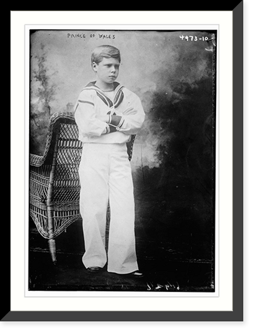 Historic Framed Print, Prince of Wales - 5,  17-7/8" x 21-7/8"