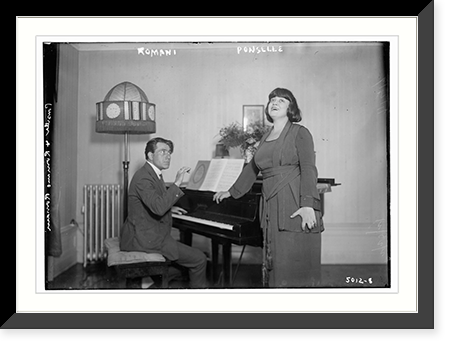 Historic Framed Print, Romani, Ponselle,  17-7/8" x 21-7/8"