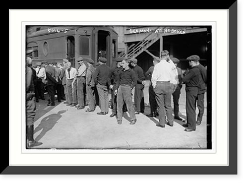 Historic Framed Print, Gers. at Hoboken,  17-7/8" x 21-7/8"