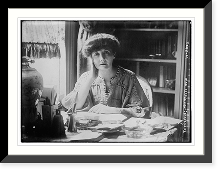 Mme. Clemenceau - Jacquemaire, Vintage Poster