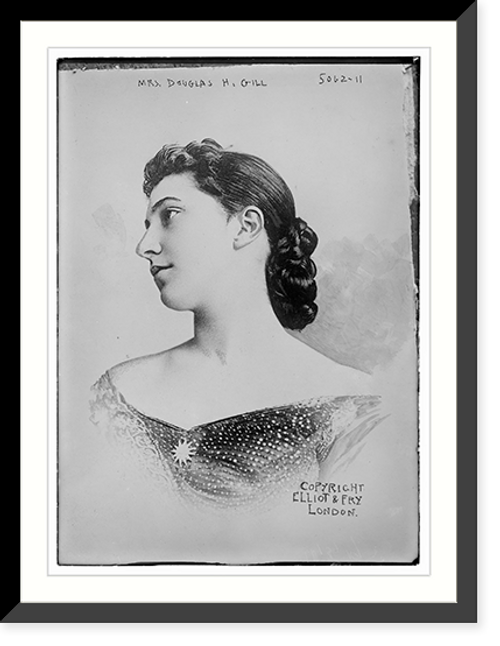 Historic Framed Print, Mrs. Douglas H. Gill,  17-7/8" x 21-7/8"