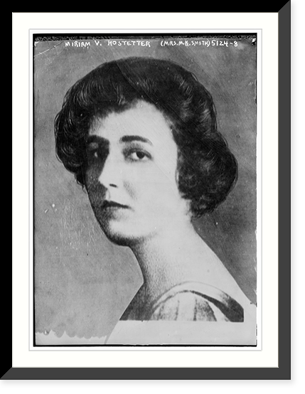 Miriam V. Hostetter (Mrs. Smith), Antique Wall Art