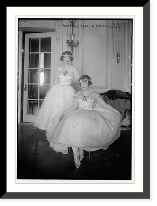 Historic Framed Print, Dorothy Leary & Dorothy Quinn,  17-7/8" x 21-7/8"