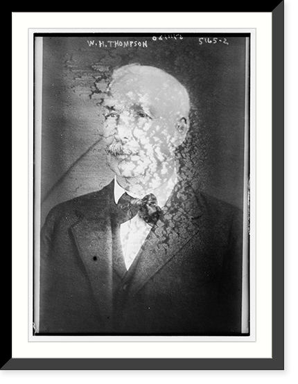 Historic Framed Print, W.H. Thompson,  17-7/8" x 21-7/8"