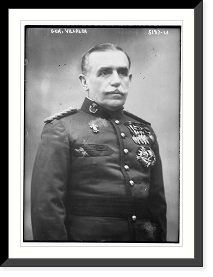 Gen. Villalba, Vintage Poster
