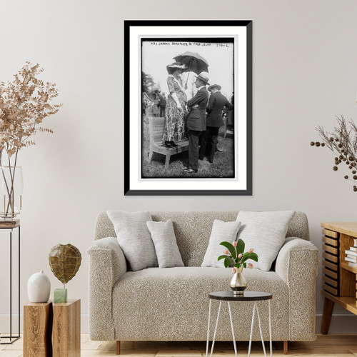Mrs. Jerome Bonaparte & Fred Jelke, Vintage Wall Art