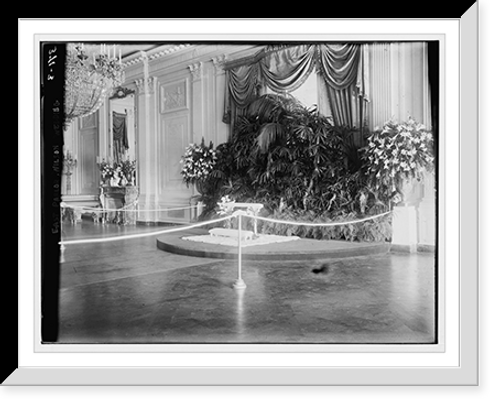 Historic Framed Print, East Parlor: Wilson Wedding,  17-7/8" x 21-7/8"