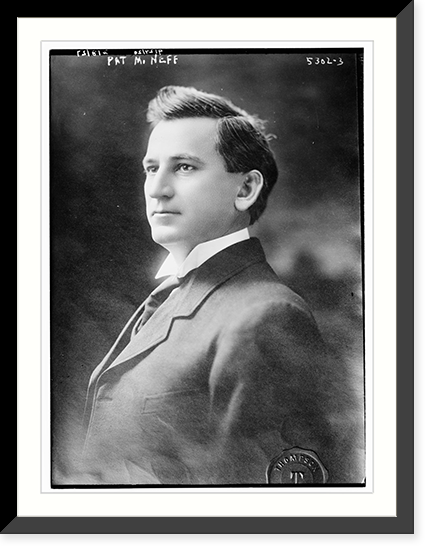 Pat M. Neff, Antique Print