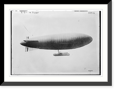 ZD 1 in flight, Antique Print