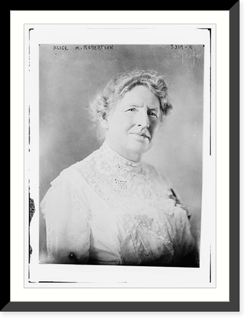 Historic Framed Print, Alice M. Robertson,  17-7/8" x 21-7/8"