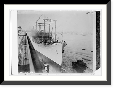 Historic Framed Print, Hoosier State (ship),  17-7/8" x 21-7/8"