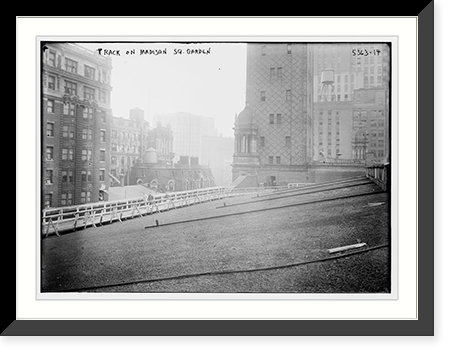 Track on Madison S. Garden Classic, Vintage Poster