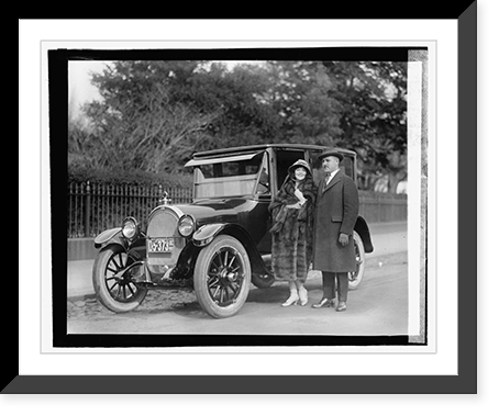 Historic Framed Print, Hope Hampton,  17-7/8" x 21-7/8"