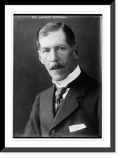 Sir Lancelot Carnegie, Vintage Print