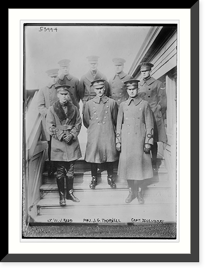 Lt. W.J. Reed, Maj. J.G. Thornell, Capt. Dale Mabry, Vintage Wall Art