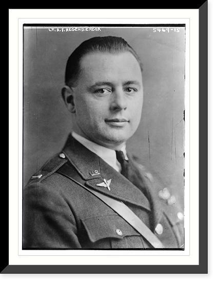 Lt. A.F. Hegenberger, Vintage Wall Art