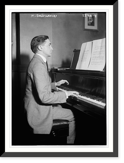 M. Boguslawski (piano) Classic, Antique Print