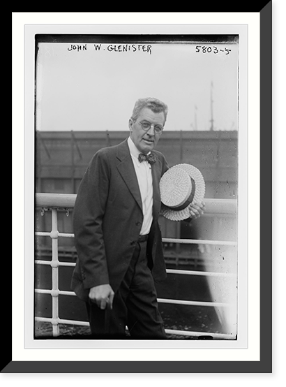 Historic Framed Print, John W. Glenister,  17-7/8" x 21-7/8"