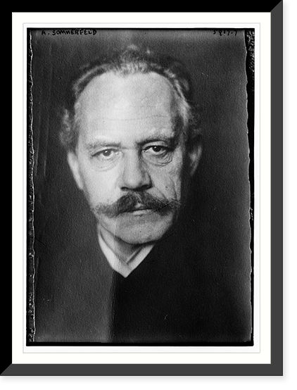 Historic Framed Print, A. Sommerfeld,  17-7/8" x 21-7/8"