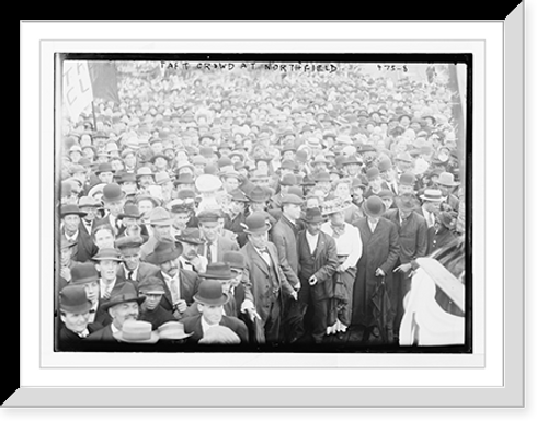 Historic Framed Print, Crowd for Taft,  17-7/8" x 21-7/8"