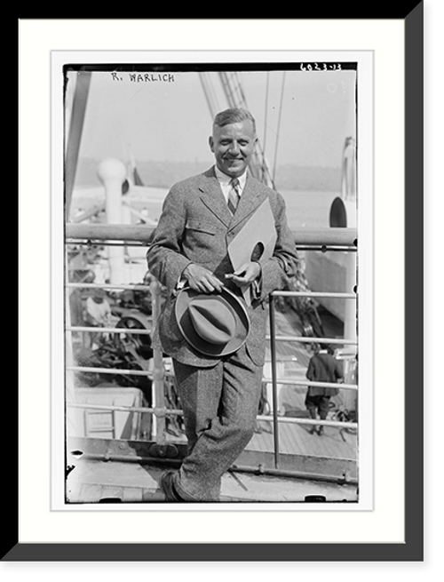 Historic Framed Print, R. Warlich,  17-7/8" x 21-7/8"