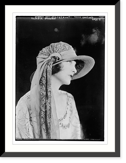 Eleanor Boardman (wearing blue fancy straw; plain & rigid silk crepe & trimming), Antique Wall Art