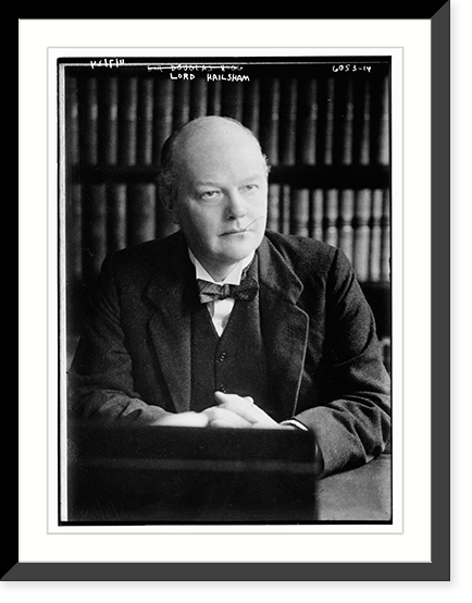 Historic Framed Print, Lord Hailsham,  17-7/8" x 21-7/8"