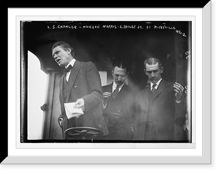 Historic Framed Print, L.S. Chandler, Munson Morris, E. Bailey, Jr., Hicksville,  17-7/8" x 21-7/8"